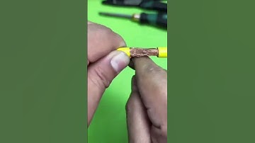 "How to Cut and Shape Wires for Precision | Electrical Engineering Tutorial" #shorts #trending #new