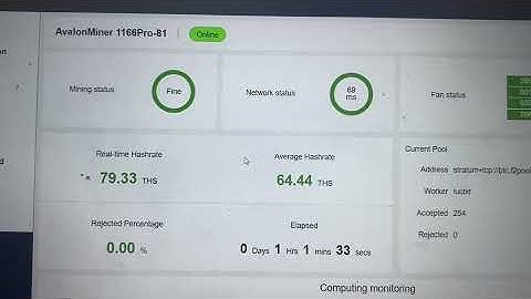 11.2 LUCBIT BRAND NEW ASIC MINING AVALON 1166PRO TEST