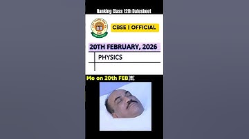 Ranking Class 12th Boards 2026 Datesheet With MEMES | #cbse #memes #shorts