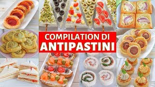 ANTIPASTI PER LE FESTE IDEE PER LA VIGILIA, NATALE E CAPODANNO - 10 Ricette Facili Veloci da Buffet