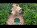 How To Build Craft Vision Temple Bamboo Story House And Swimming Pools Part II