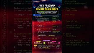 How to check Armstrong Number in Java | IntrovertRKSpeaks | Java Tutorial #coding #java #programming