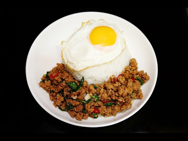 ข้าวกระเพราหมู