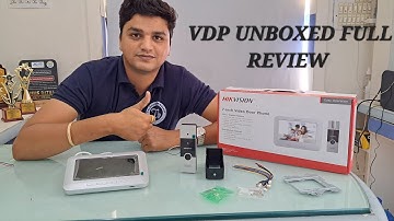 HIKVISION VDP KIS204 VIDEO DOOR PHONE UNBOX AND REVIEW AND FULL DEMO IN HINDI