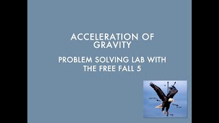 Free Fall 5 - Problem Solving