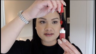Rouge Dior Ultra Care Liquid. Review, Try on and Swatches 999, 786, 675