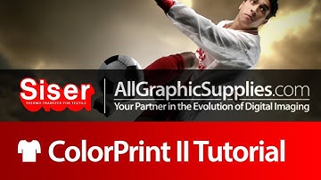 Siser® Printable Garment Heat Application Colorprint II Walkthrough - All Graphic Supplies