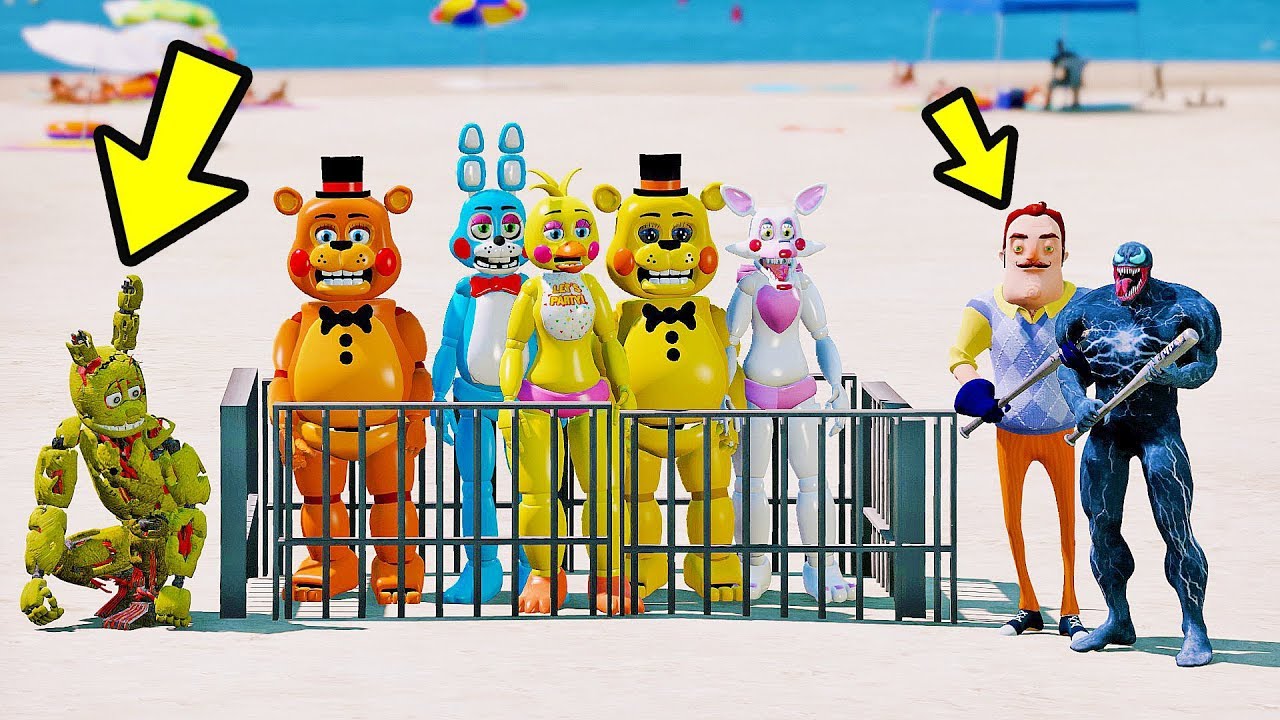 SPRINGTRAP PODE SALVAR OS ANIMATRONICS DESSA VEZ? | GTA V Five Nights at Freddy's