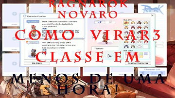 Como virar 3 classe no Ragnarok?