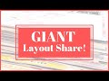 GIANT Layout Share | 28 Pages & 4 Journal Spreads!