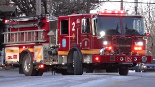 Hazleton Fire Department Brand New Engine 2 Responding 2/3/23