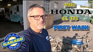 Will It Run? Honda 175 Clean Up #cycle #barnfinds #washing by Wrap Shop Garage 179 views 7 months ago 4 minutes, 49 seconds