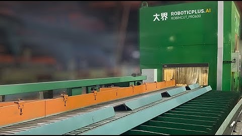 Automated 3D Profile Cutting Line for Shipyard