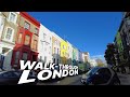 LONDON Walk 🇬🇧 -  Exploring Notting Hill 🌈 and its colourful streets ❤️🧡💛💚💙🏘 - 4K