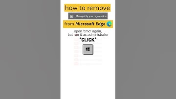HOW TO REMOVE "MANAGE BY YOUR ORGANIZATION" FROM MICROSOFT EDGE #microsoftedge