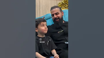 خضر عباس وعشق الاطفال لقصيده هلا بحسين الثاني 