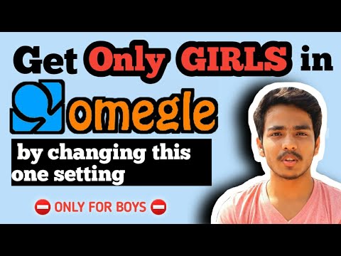 How to get only girls in omegle🥵|100%working TRICK🔥|2021