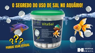 Por que Usar VitaSal no Seu Aquário? Benefícios Reais do Sal no Aquarismo de Água Doce!