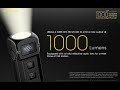 Extended Review and Beamshots Of The New Nitecore EDCTUP Flashlight,OLED Display and 1000 Lumens