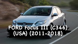 FORD Focus III (C346) (USA) (2011-2018) коврики STINGRAY/ carmats