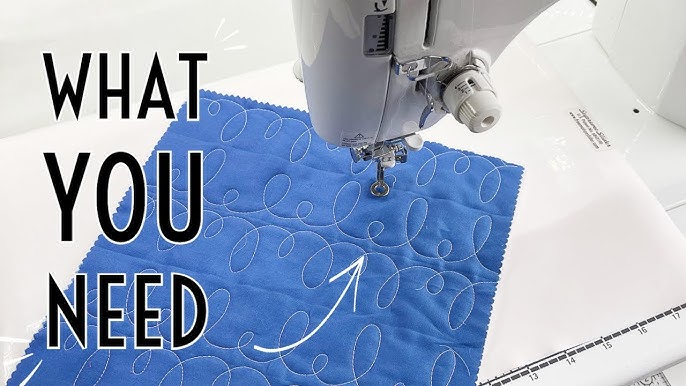 Using Templates for Free Motion Quilting Pantographs at Home - Quilting  Wemple