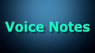 Voice Notes - Android Application screenshot 4