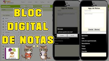 LISTA DE TAREAS Y NOTAS CON MIT APP INVENTOR