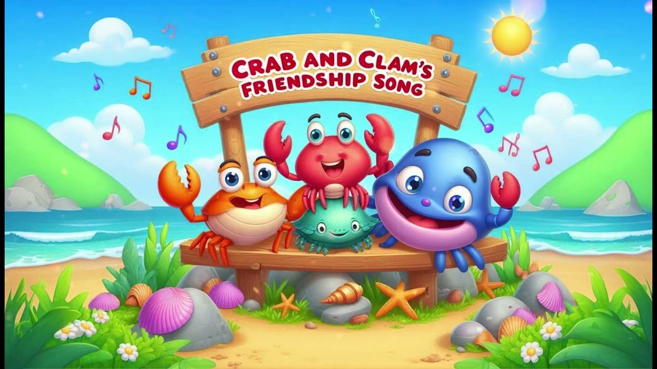 Crab and Clam’s Friendship Song 2 🦀🐚 | A Deep Sea Duo!