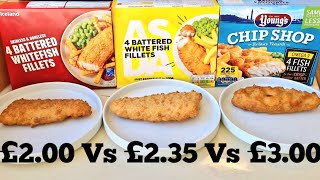 TASTING 3 different FISH FILLETS Which one would you EAT??