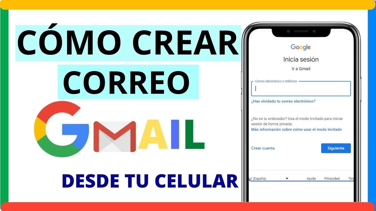Cmo Crear Una Cuenta De Correo Gmail Techlosofycom