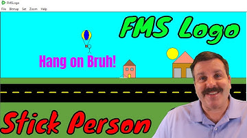 Simple Steps to code a Stick Person in FMS Logo | Compass Headings