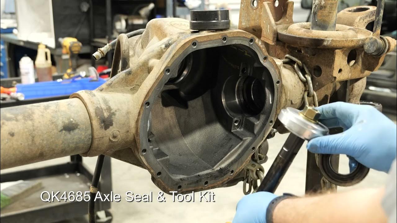 Dodge ram front axle inner axle seal remove and install youtube