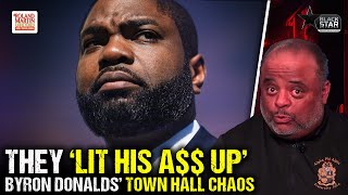 'Lit His A$$ Up': Byron Donalds Town Hall DESCENDS INTO CHAOS Over Trump, DOGE