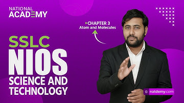NIOS SSLC: Science and Tech Chapter 03 | natdemy #nios #science #scienceandtech #education #free