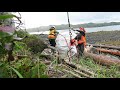 MDRI #BCCoastalCleanup - heli lifting tonnes of garbage out!