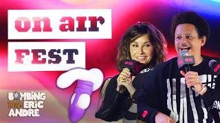 Celebrity Gina Gershon, Nick Rutherford, Derrick Beckles-  LIVE at On Air Fest Wealth