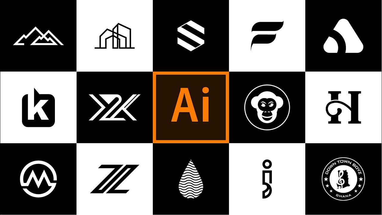 Adobe Illustrator Tutorial - Logo Design LIVE - YouTube