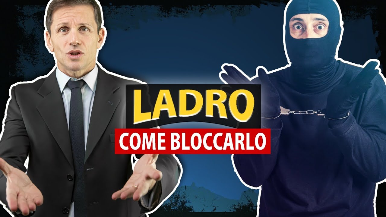 COME puoi BLOCCARE un LADRO | Avv. Angelo Greco