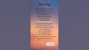 Thumbnail of Jessie J (ft. B.O.B) - Price Tag (Lyrics) #lyrics #shortlyric #song #pricetag #jessiej #b.o.bPrice 