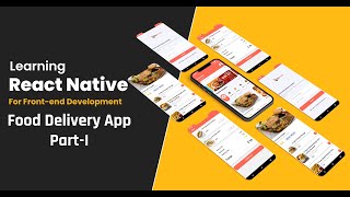 How to Create Food Delivery App in React Native | React Native Tutorial | Splash Screen design screenshot 3