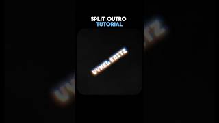Split Outro Tutorial in CapCut 🔥🔥🤯