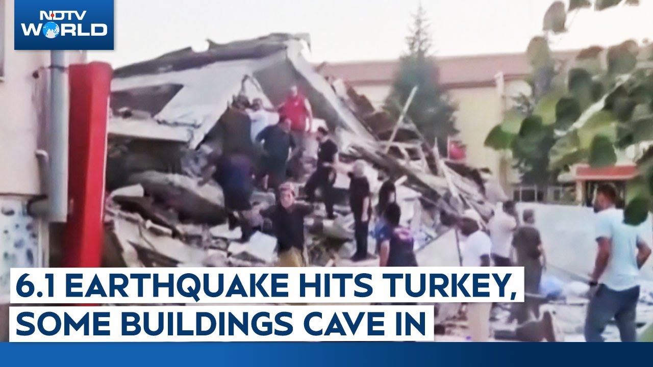 Turkey Earthquake | 6.1 Earthquake Hits Turkey, Some Buildings Cave In, Rescue Ops Begin