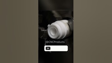 Manufacturing of fluoroplastic bushings using a lathe #lathe #process #cnc