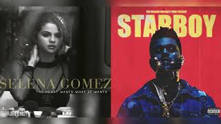 Selena gomez x the weeknd heart wants a starboy mashup feat daft punk