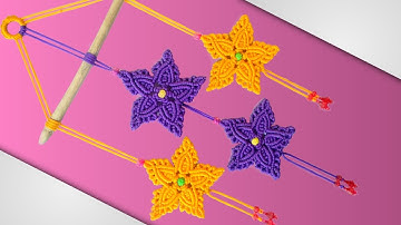 Wall Hanging New Design || How to make wall Hanging || Macrame design ||