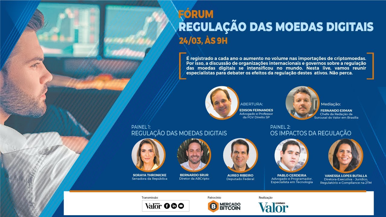 Regulação de criptomoedas é tema de debate do Valor com parlamentares e  advogados | Finanças | Valor Econômico