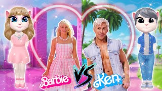 My Talking Angela 2 || Barbie ? vS Ken ? || cosplay