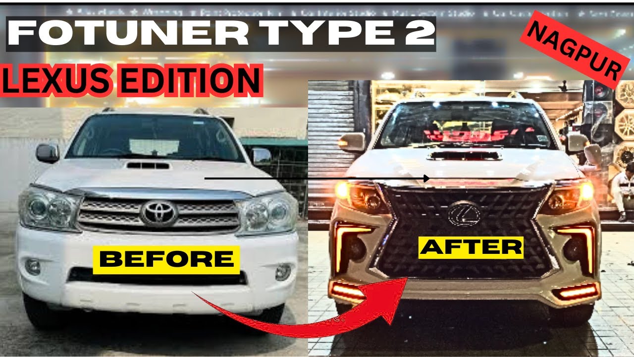 Toyota Fortuner: Old Fortuner Converted into LEXUS STYLE 🫡 | Toyota ...