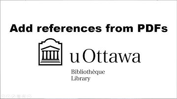 Add references from PDFs [Zotero]