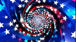 USA Flag Colors Background July 4th Motion Graphics